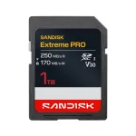 SanDisk Extreme Pro SDXC 1TB kuni R 250MB/s W 170MB/s UHS-I, 4K UHD