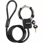 Master Lock Street Cuff v&otilde;tmega kaabellukk - must - 1000 mm - 8 mm