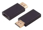 S CONN DisplayPort 1.4 to HDMI Adapter 4K 60Hz Black