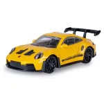 JAMARA Porsche 911 GT3 RS 1:43 Kollane Die-Cast Automudel (402238)