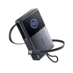 Joyroom JR-PR1 10000mAh 22,5W Power Bank sisseehitatud sisset&otilde;mmatava USB-C kaabliga, must