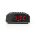 Nedis CLDK008BK LED-digitaalne &auml;ratuskell tuhinaga, must