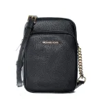 Michael Kors Jet Set Travel Small Shoulder Bag Black Saffiano Leather 35H3GTVC2LBLA