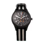 TIMEX Expedition North Field Post meeste mehaaniline k&auml;sitsi keritav kell 41mm roostevabast terasest korpus must sihverplaat pruun nahast rihm TW2V10600LG