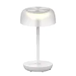 SYNERGY21 LED laualamp SOLAR/laetav aku, v&auml;litingimustesse IP54, puutetundlik l&uuml;liti dimmimisega, l&auml;bipaistev-valge