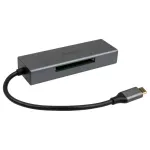 Akasa AK-CR-09BK USB 3.2 Gen1 Type-C 3-&uuml;hes kaardilugeja
