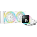DeepCool LQ240 WH vedelk&uuml;lmusega protsessorijahuti, AMD AM4/AM5, valge