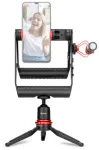 BOYA BY-VG380 Nutitelefoni videokomplekt koos BY-MM1 Pro mikrofoniga, LED-valguse ja statiiviga vlogimiseks, otse&uuml;lekanneteks ja mobiilseks filmimiseks