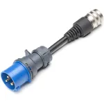 ohutusadapter JUICE CONNECTOR, CEE32 / 230V, &uuml;hefaasiline (sinine, JUICE BOOSTER 2 jaoks)
