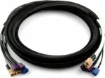 Wittenberg Antennen LTE GPS Poly-103531 SMA adapterkaabel, 3 m, must