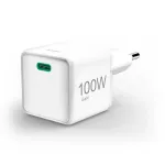 Hama GaN USB-C super-mini laadija, PD 100 W, valge 00201942