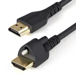 StarTech.com 6ft (2m) HDMI kaabel lukustuskruviga - 4K 60Hz HDR - High Speed HDMI 2.0 monitorikaabel lukustuskruviga konnektoriga turvaliseks &uuml;henduseks - HDMI kaabel Ethernetiga - M/M
