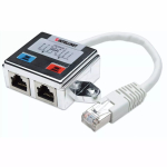Intellinet 2-Port Modular Distributor, Cat5e, FTP, v&otilde;imaldab kahel RJ45 pordil jagada &uuml;ht Cat5e v&otilde;rgukaablit