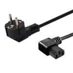 Toitekaabel SAVIO CL-115 IEC C13 isasele, 1,2 m, must