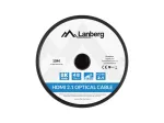 HDMI kaabel LANBERG CA-HDMI-30FB-0100-BK 10 m, HDMI Type A 2.1, 48 Gbit/s, 144 Hz, HDR, ARC, Ethernet