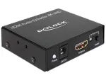 HDMI stereo / 5.1 kanali heli eraldaja 4K, adapter must