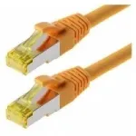 V&otilde;rgukaabel Helos Cat 6a S/FTP 0.5 m kollane