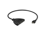 VALUE HDMI video switch 14.99.3567, HDMI, 4K (3840x2160) 60 Hz, 3-sisendiline, must