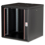 Seinale paigaldatav kapp ROLINE Pro 12U 19-tolline, 600x600 mm, must, IP20, v&otilde;tmelukk