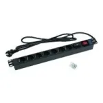 Liigpingekaitse Triton RAB-PD-X12-A1 Must 7 vahelduvvoolu pistikupesa 2 m