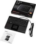 Perixx PERIBOARD-510H Plus klaviatuur USB hispaania must (PERIBOARD-510 H PLUS ES)