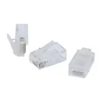 Synergy 21 S215694 RJ-45 pistikud, varjestamata, 100-pakk, lapikkaabli jaoks