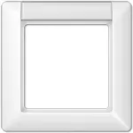 Seinaplaat JUNG AS 581 NA WW Valge, Duroplast, 80,5&times;80,5 mm