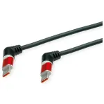ROLINE USB2.0 kaabel 360&deg; p&ouml;&ouml;ratav C-C ST/ST 1m - kaabel - digitaal/andmeside (11.02.8347)