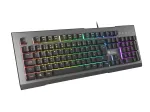 GENESIS Rhod 500 RGB klaviatuur Gaming USB QWERTY Portuguese Must, H&otilde;bedane