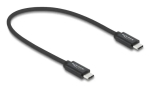 DELOCK koaksiaalne USB-C &ndash; USB-C kaabel USB4 Gen 3x2 40 Gbps USB PD 3.1 240 W 0,5 m