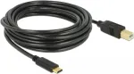 USB-kaabel DeLOCK 83667 USB 2.0 4 m USB C USB B Must