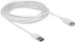 USB-kaabel DeLOCK 85202 USB 2.0 5 m valge