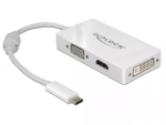 Video splitter DeLOCK 63924 USB USB-C 3840x2160 60Hz Valge