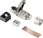 Renkforce RJ45 pistik CAT 8.1 8P8C pistik v&auml;li&uuml;hendus (t&ouml;&ouml;riistavaba) H&otilde;bedane RF-4495306 1 tk (RF-4495306)