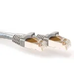 ACT hall 0,25-meetrine SFTP CAT6A paigalduskaabel t&otilde;mbevabade RJ45-pistikutega