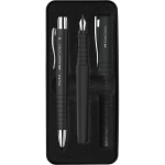 Pastapliiats ja t&auml;itesulepea Faber-Castell Poly Ball komplekt must 3 tk