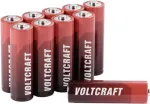 VOLTCRAFT Industrial LR6 Mignon (AA)-patarei leelis-mangaan 3000 mAh 1,5 V 10 tk (VC-14066385)