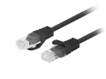 Lanberg PCU6-20CC-0025-BK Cat.6 UTP &uuml;henduskaabel, 0,25 m, must, 10-pack