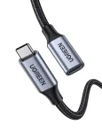 Ugreen USB-C 3.1 pikenduskaabel USB-kaabel USB 3.2 Gen 2 (3.1 Gen 2) 1 m USB C Must, Hall