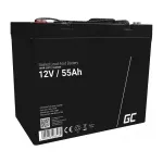 AGM-aku Green Cell AGM49 55 Ah 12 V mere- ja vabaajakasutuseks