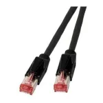 EFB RJ45 paigalduskaabel Cat.6A S/FTP LSZH Draka UC900 TM21 must 0,25m