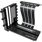 MONTECH Vertikaalne GPU kinnituskomplekt PCIe 4.0 t&otilde;stekaabliga, must, 20 cm