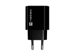 NATEC Ribera seinadapter 1x USB-A + 1x USB-C 20W must