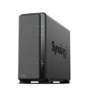 Synology DiskStation DS124 NAS-server/m&auml;luseade Lauaarvuti Ethernet LAN Must RTD1619B