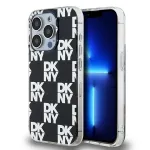 DKNY DKHCP15LHDLCEK k&otilde;va &uuml;mbris Apple iPhone 15 Pro 6.1 jaoks, must, IML Checkered Mono Pattern