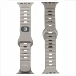 Evelatus Apple Watch 38/40/41mm Sport Silicone Loop Band Light Bluish Gray