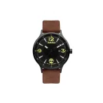 Timberland meeste kvartskell analoog TDWGA2100902 43 mm roostevabast terasest korpus pruun nahast rihm