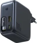 Baseus EnerCore CJ11 100W GaN seinadapter sisset&otilde;mmatava USB-C kaabliga, 2 USB-C ja 1 USB-A porti, must