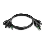 StarTech.com SK2DPMMKVM06-TAA kahe DisplayPorti KVM-kaabel, USB 2.0, 3,5 mm heli, 1,8 m
