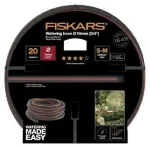 Aia kastmisvoolik Fiskars Q4 3/4 tolli 20 m, vastupidav 19 mm sisel&auml;bim&otilde;&otilde;t